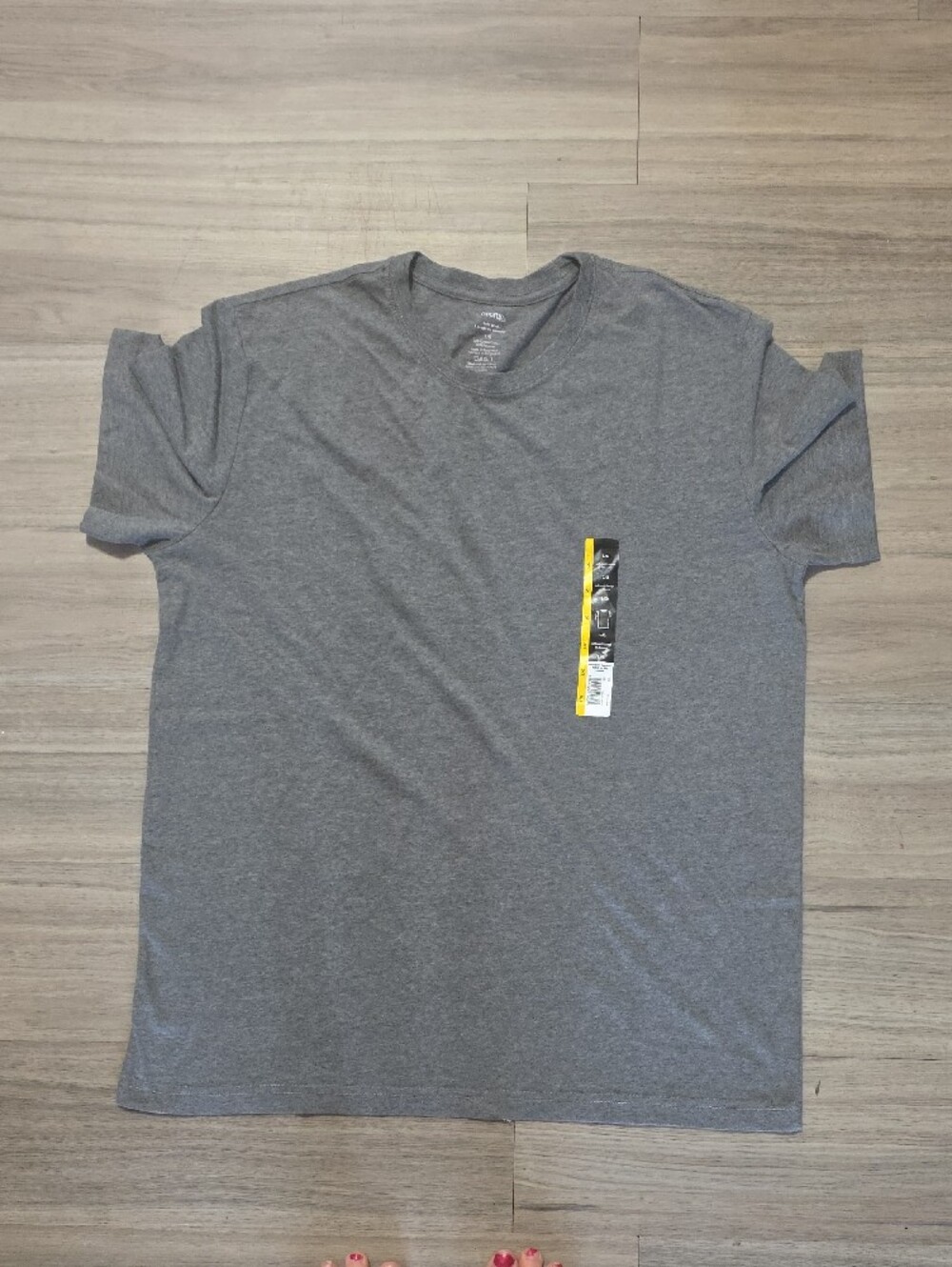 George Men's Short Sleeve Crewneck T-Shirt - Heather Gray